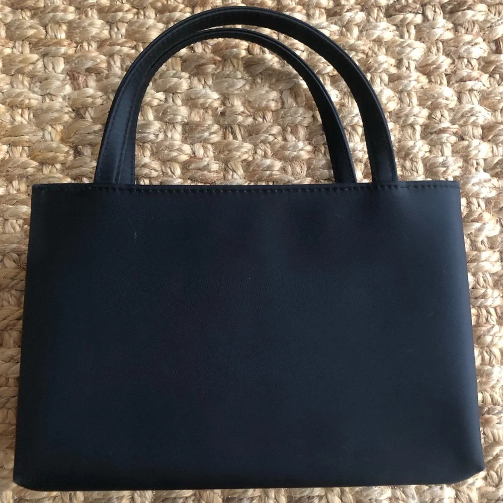 Kate Spade Vintage Nylon Small or Mini Box Bag. Flap and Snap Closure